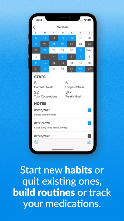 TracKit Daily Tracker & Logger