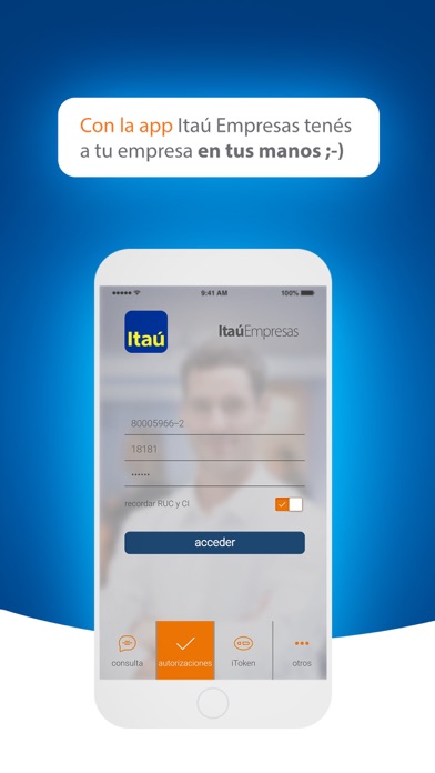 How to cancel & delete Itaú Empresas Paraguay from iphone & ipad 1