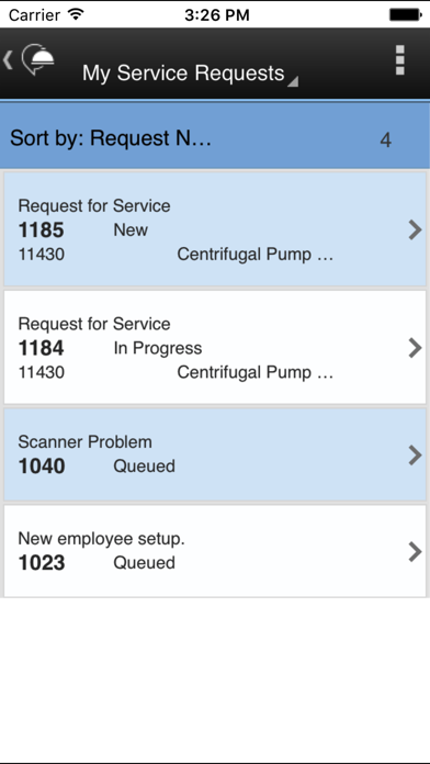 IBM Maximo Service Request screenshot 4