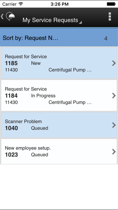 How to cancel & delete IBM Maximo Service Request from iphone & ipad 4