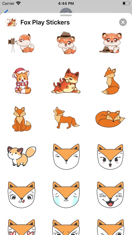 Fox Play Stickers