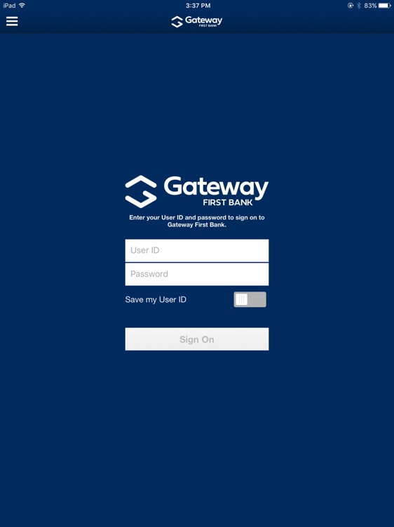 Gateway First for iPad
