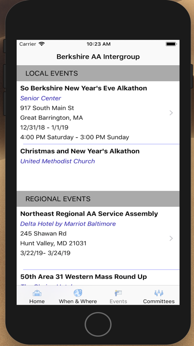 How to cancel & delete Berkshire AA When & Where from iphone & ipad 2