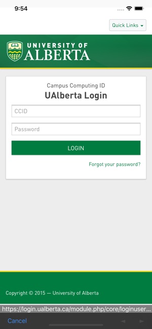 University of Alberta eClass(圖2)-速報App