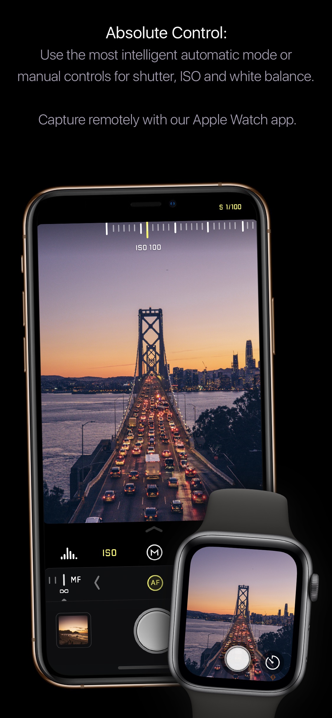 Screenshot do app Halide Camera