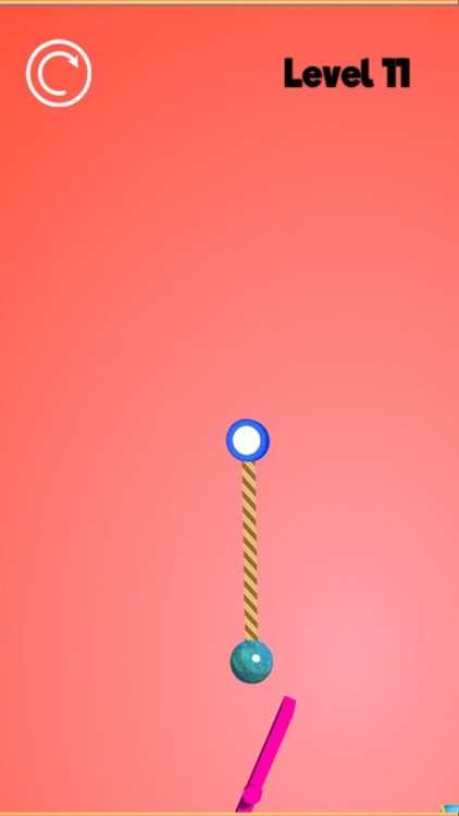 Slash Rope Perfect ball rescue screenshot-4