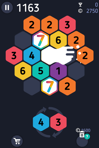 Make7! Hexa Puzzle screenshot 2