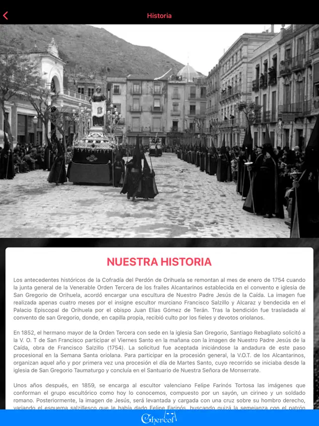 Screenshot 4 Cofradía del Perdón Orihuela iphone