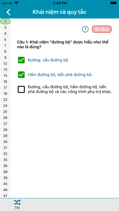 150 câu hỏi GLPX hạng A1 screenshot 4