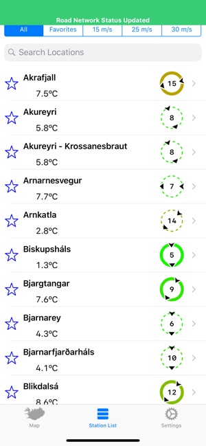 Road Weather Iceland