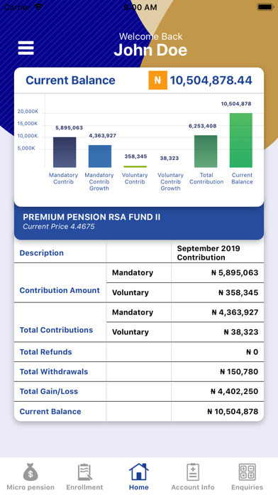 Premium Pension Mobile App screenshot 2