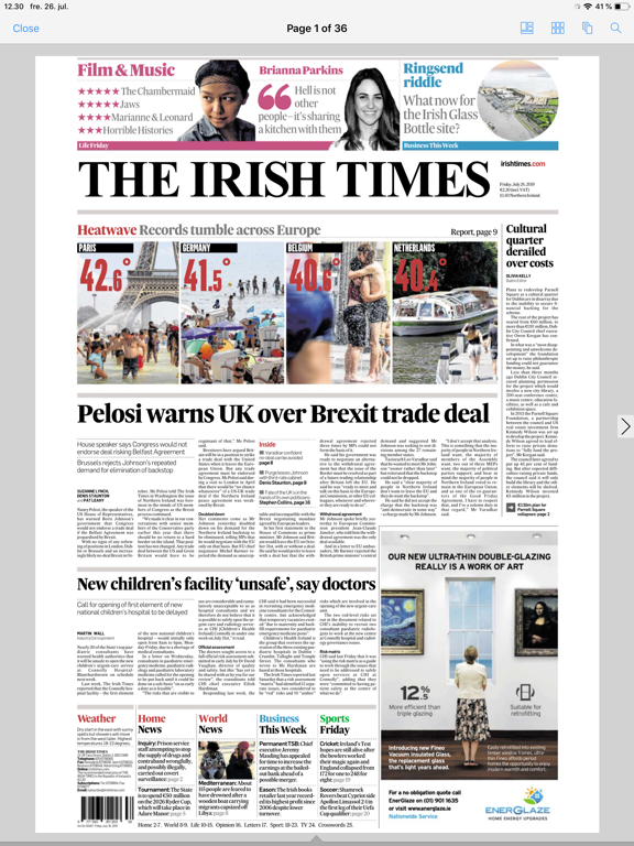 The Irish Times ePaper screenshot 4