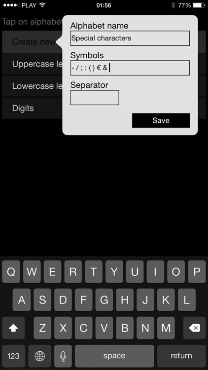 Nice Generator: for passwords