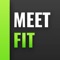 “MeetFit: make fitness friends” is the unique app where you can see all your city gyms on one interactive map