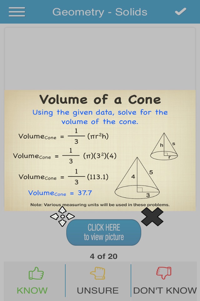 DAT Math Cram Cards screenshot 3