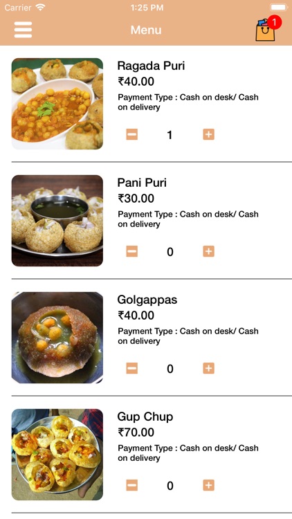 King PaniPuri-SpicyCorner screenshot-3