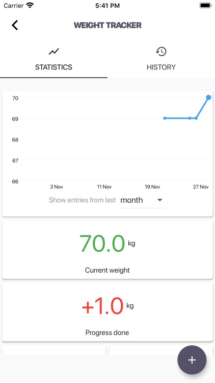 Weight Tracker & BMI Calc screenshot-3