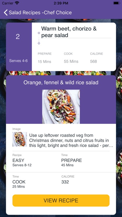 Salad Recipes-Chef Choice screenshot-5