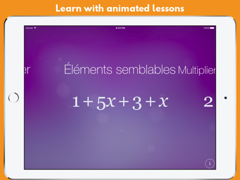 Algebra Touch screenshot 2