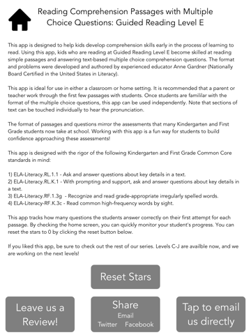 Guided Reading Level E - náhled