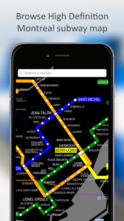 MetroMap Montreal STM Network