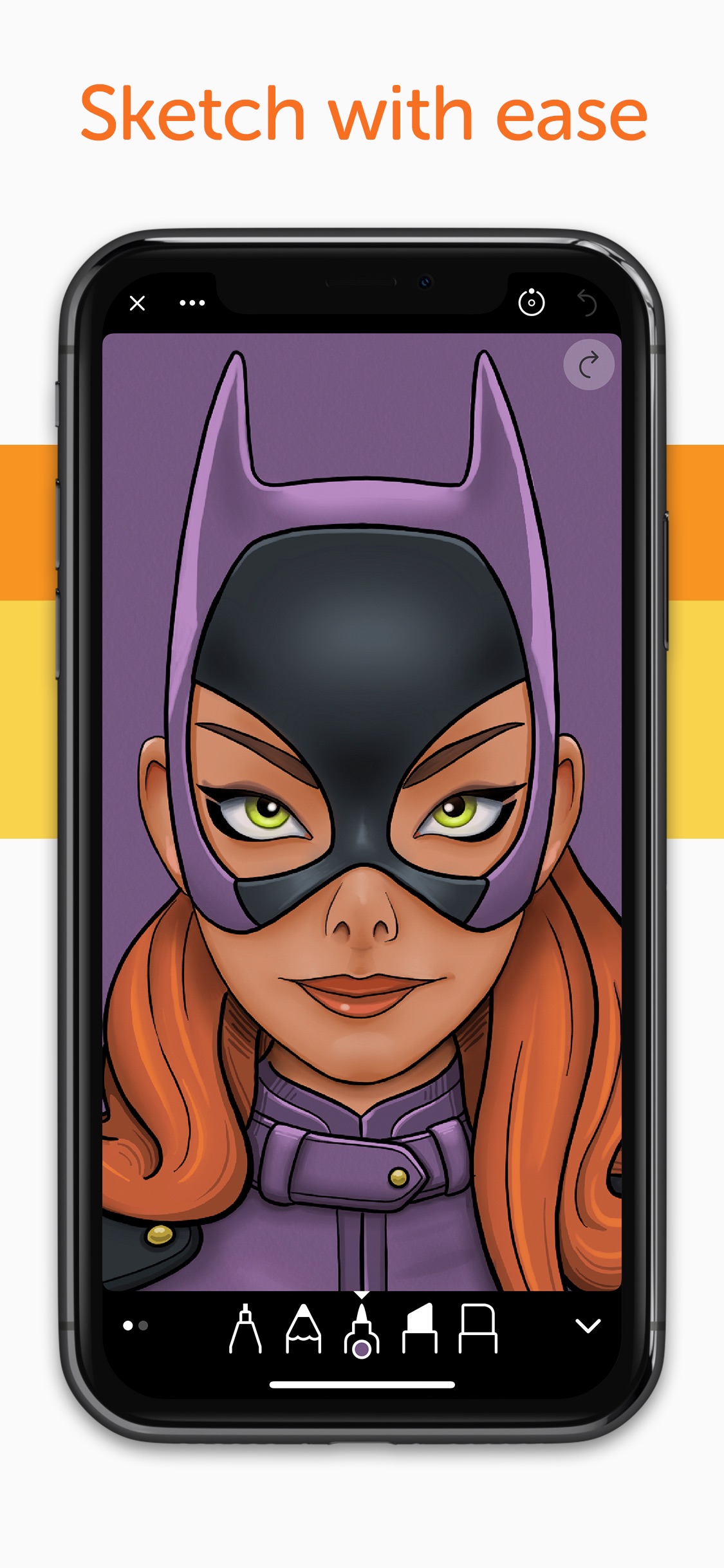 Screenshot do app Linea Sketch