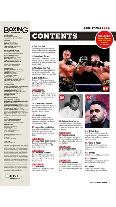 Boxing Monthly Magazine - The boxing magazine for fight fans around the ...