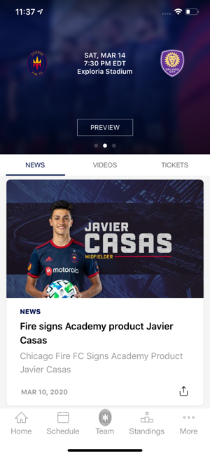 Chicago Fire FC Mobile App(圖1)-速報App