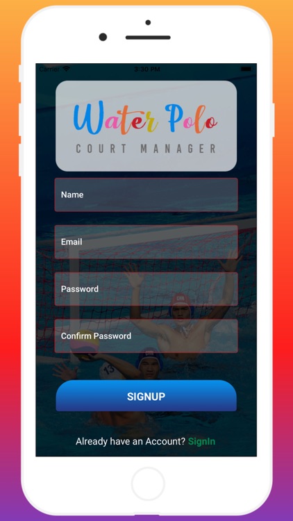 Water Polo Court Manager