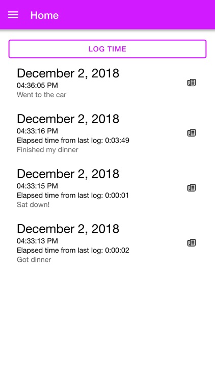 Abey - a time tracker app