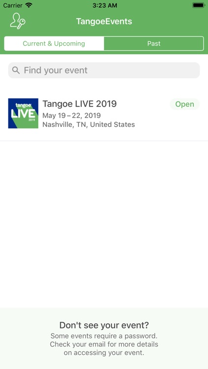 Tangoe Events