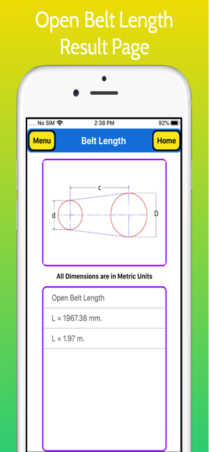 Belt Length Calculator Pro(圖5)-速報App