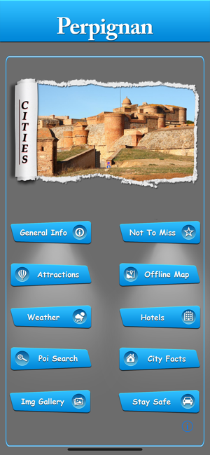 Perpignan Offline Map Guide