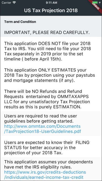 Tax Projection 2020