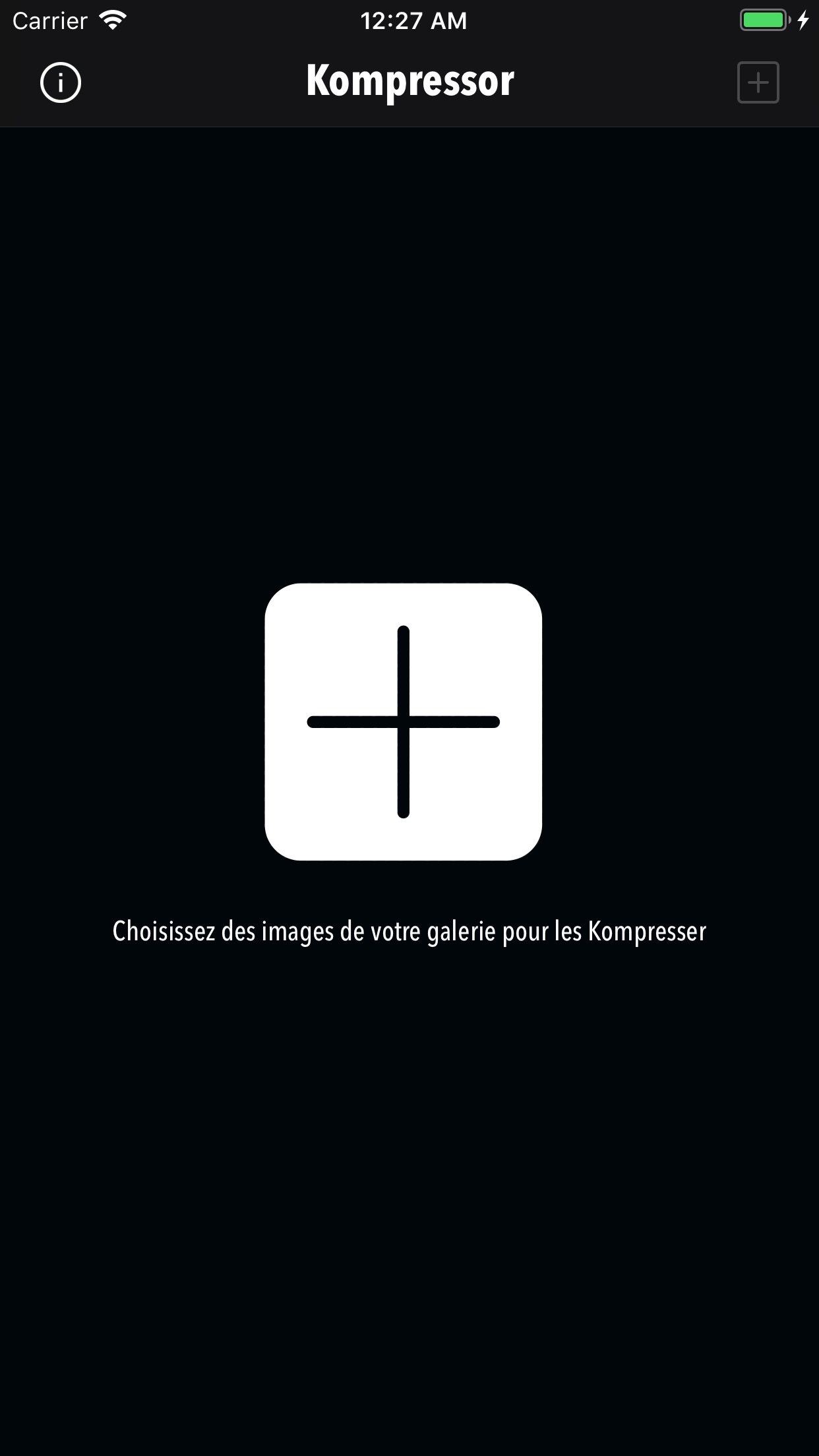 Screenshot do app Kompressor - Compress images