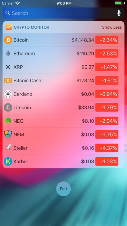 Crypto monitor