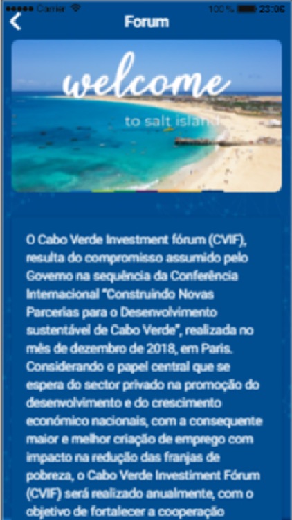 CABO VERDE INVESTMENT FORUM 19