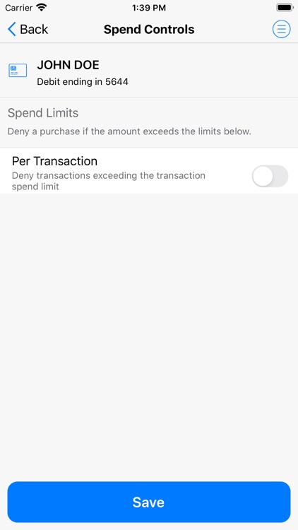 Loyal Trust Bank Card Manager screenshot-3