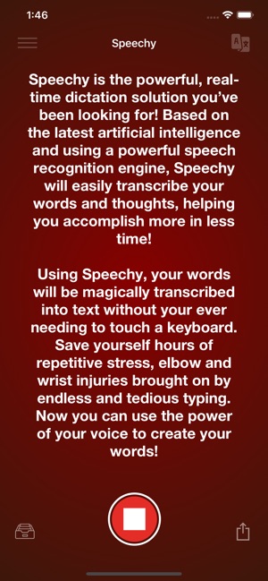 Voice Dictation Speechy Lite On The App Store