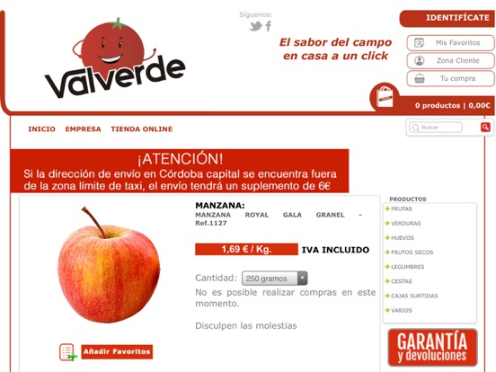 Screenshot #5 pour Frutas Valverde