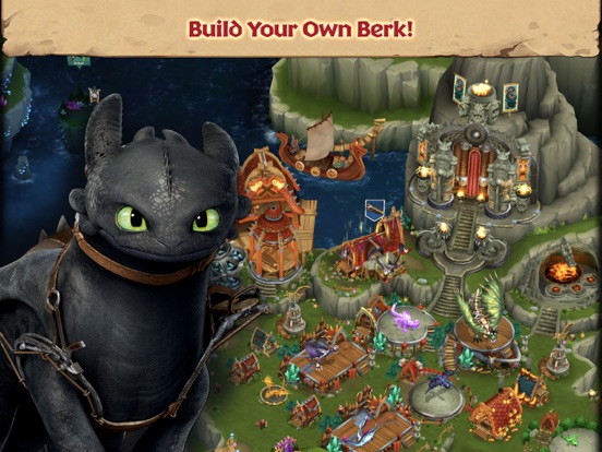 Dragons: Rise of Berk на iPad
