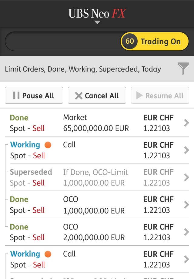 UBS Neo FX screenshot 3