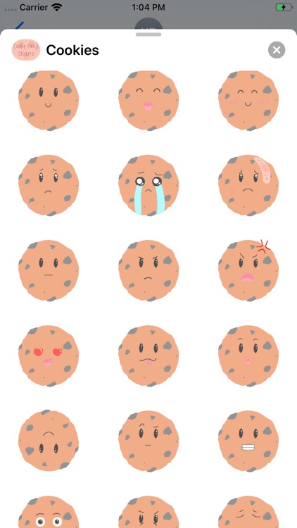 Cookie Emote Stickers
