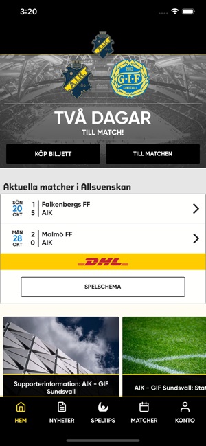 Aik Fotboll Live On The App Store