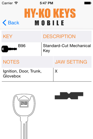 Hy-Ko Key Finder screenshot 4