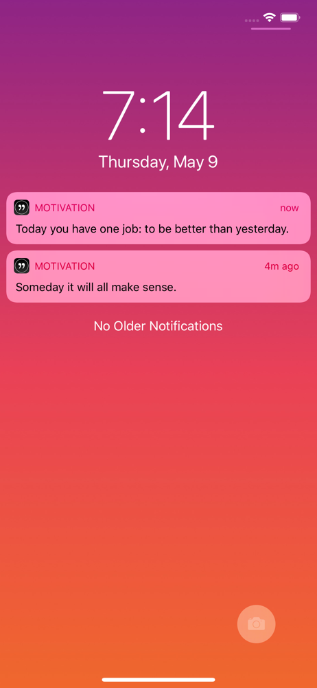 Motivation Daily quotes Revenue & Download estimates Motivation Daily quotes Revenue & Download estimates