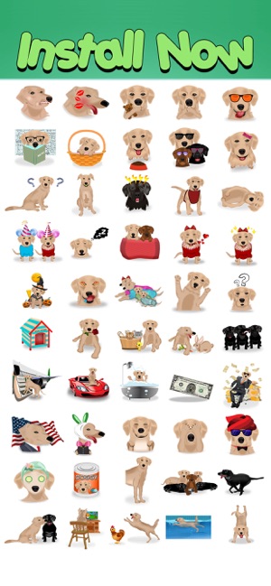 LabMoji - Labrador Emojis(圖3)-速報App