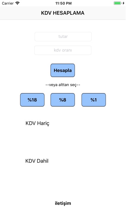 KDV Hesapla