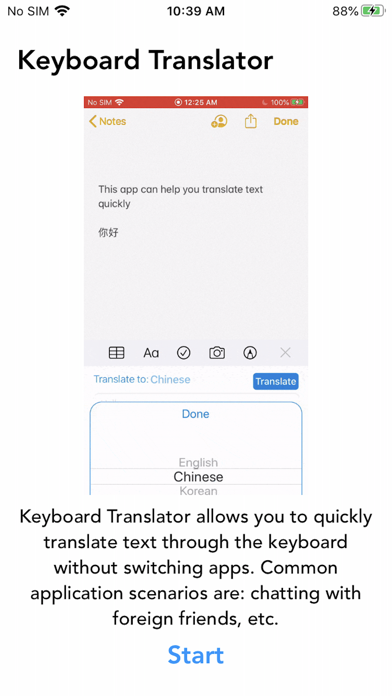 Keyboard Translator: Chat Tool screenshot 2