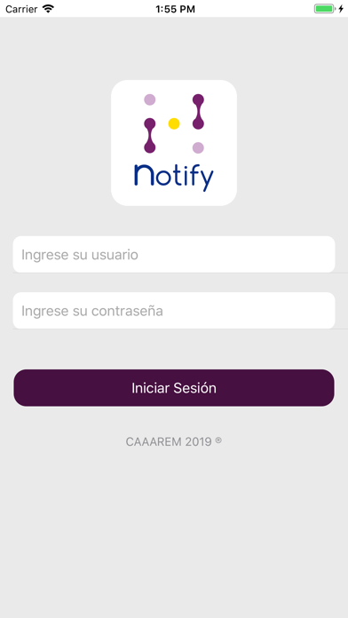 Notify CAAAREM screenshot 2